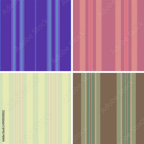 Rugged striped collection optimized for menswear brands. The pack works for casual jackets, vests, and layering pieces. Vector artwork handles production sizes.