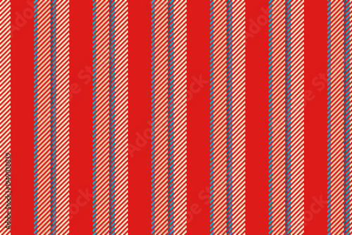 Ficnic vertical lines stripe, fibre background vector seamless. Otore texture textile pattern fabric in red and papaya whip colors.