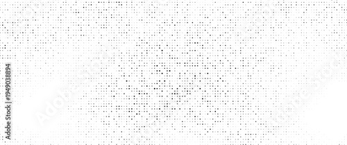 Radiasi Pola Titik Halfton Vektor Berkualitas Tinggi Dalam Warna Hitam dan Putih, Ideal untuk Spanduk Pemasaran dan Latar Belakang Produk