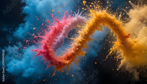 Elegant S Curve Powder Trail