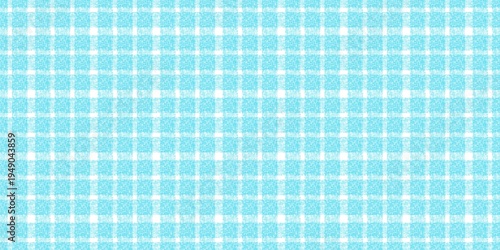 Light blue gingham pattern background with a soft hand-drawn crayon texture. Seamless light blue and white checkered fabric aesthetic for summer, picnic, and textile design projects.