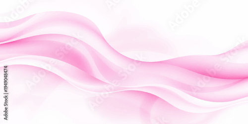 A soft flowing wave of pink and purple silk fabric creates a wavy satin texture design for a vector art wallpaper backdrop