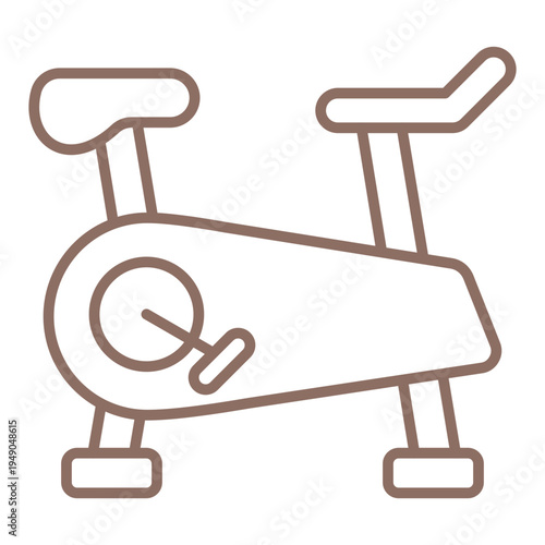 Stationary bicycle Icon