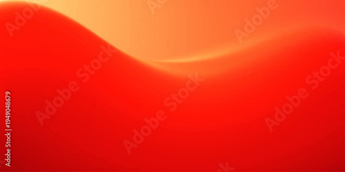 A vibrant red abstract background featuring a gradient heart design with orange and yellow waves, blending vector line art and motion curves into a fiery textured wallpaper illustration