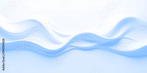 Abstract blue wave background featuring a flowing vector design with soft wavy lines and a swirling water pattern that creates a motion-inspired art backdrop for a modern light wallpaper