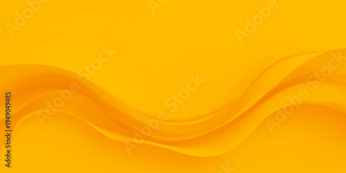 An artistic orange and yellow vector wallpaper features flowing waves and elegant curves in a motion-filled pattern of light and lines to create a vibrant textured backdrop with a fire design