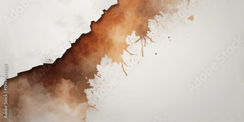 A weathered vintage backdrop featuring an aged grunge wall texture and antique paper design with a rough dirty plaster surface and brown paint patterns on a textured concrete material