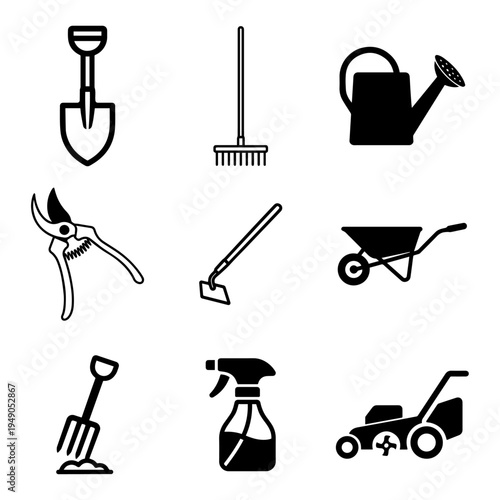 Comprehensive Garden Maintenance and Landscaping Tool Set