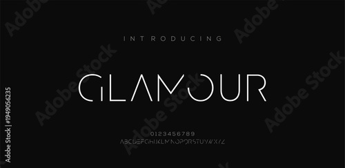 Abstract minimal logo alphabet fonts. Typography minimalist urban sans serif digital fashion future creative logos fonts. vector illustration
