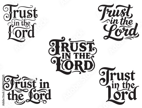 TRUST IN THE LORD SILHOUETTE