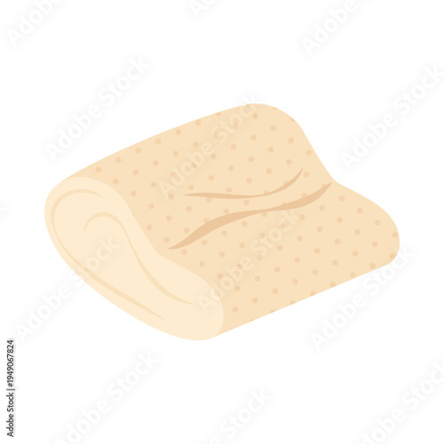 Various colorful decorative throw pillows and cushions flat illustration