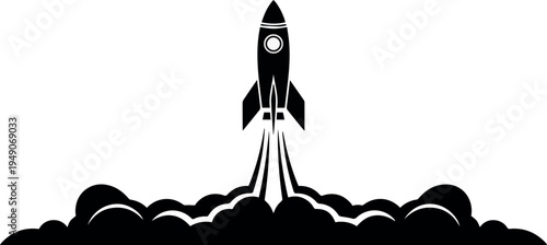 rocket launch timeline for presentation