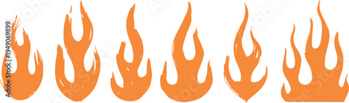 Flame border pattern pack