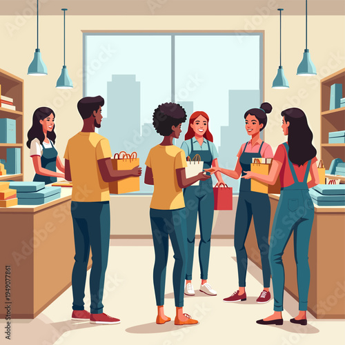 A minimalist illustration evoking a sense of anticipation and the mundane reality of waiting. Ideal for articles or graphics about patience, queues, o