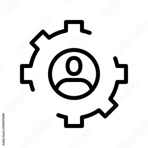 progress icon line vector logo,  business people,Indeterminate