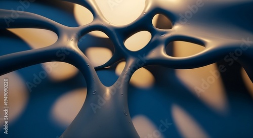 Stretched Rubber Surface with Distorted Wrinkles and Dramatic Shadows Abstract Texture
