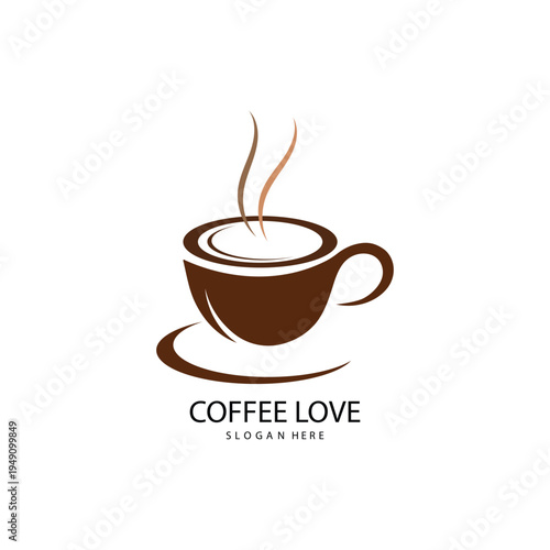 coffee logo icon vector image