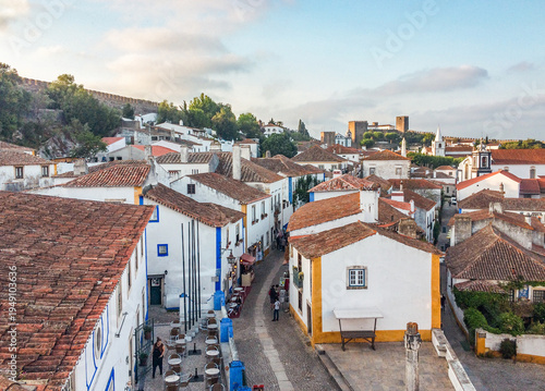 Medieval Streets of Óbidos, Portugal