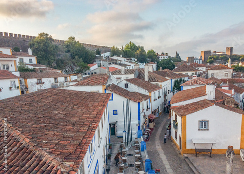 Medieval Streets of Óbidos, Portugal	