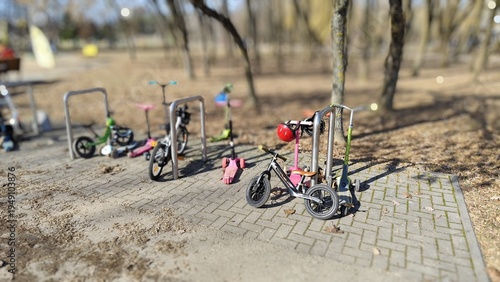 bicycle on the road