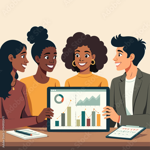 This image evokes a sense of calm and thoughtful creation. Ideal for illustrating concepts like planning, brainstorming, journaling, or educational co