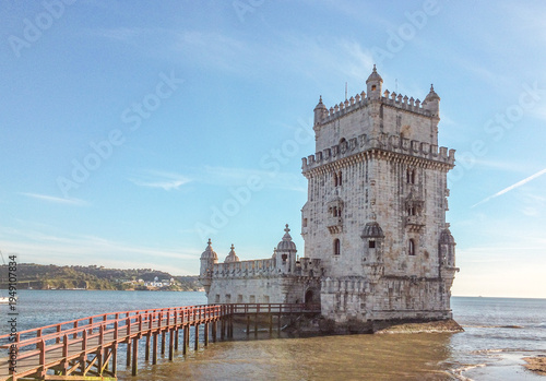 Belém Tower Landmark in Lisbon, Portugal