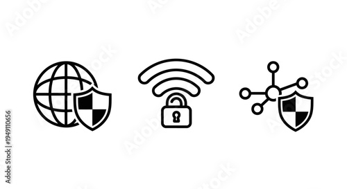 Security and Network Icons Collection