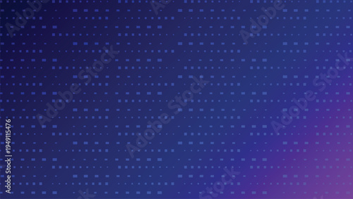 Blue Digital Pixel Grid Technology Background with Data Network Pattern