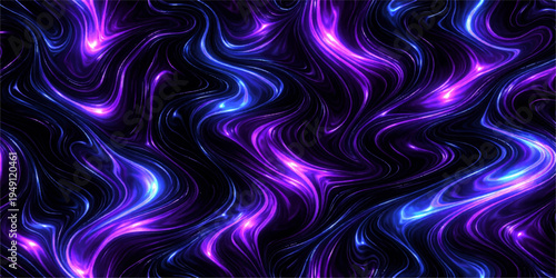 An abstract blue and colorful background design featuring a wavy liquid pattern with light motion and flowing silk textures for a vibrant artistic backdrop