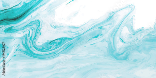 Abstract ocean of turquoise water swirls create art pattern and fluid texture and vibrant color gradient and evoke mystery and elegance and aesthetic appeal and dynamic design 