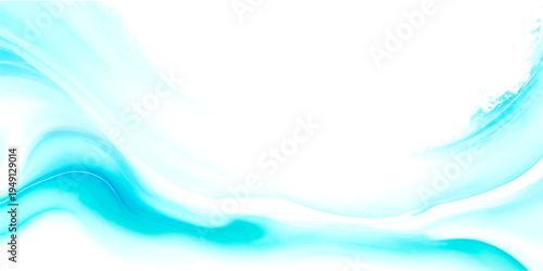 Abstract blue wave background with smooth flowing lines and soft light curves creates a vector motion pattern design illustration for a water backdrop