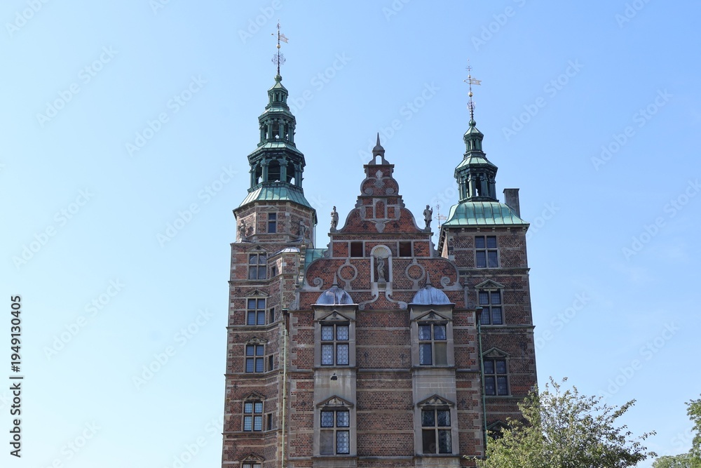 Obraz premium Rosenborg Castle, a historic landmark located in Copenhagen, Denmark