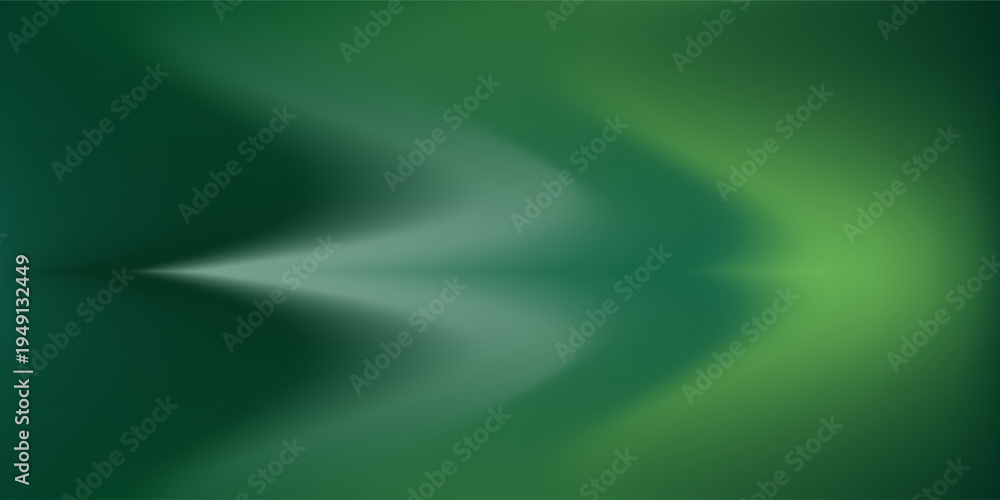 Fototapeta premium Abstract blurred gradient mesh background in green.