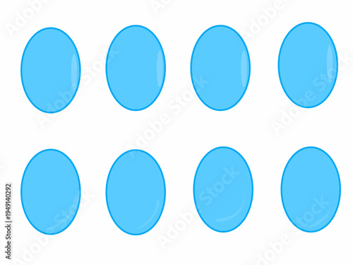 Water drop collection set. Illustrations of water droplets in various shapes.