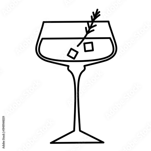 Drink Glass Icon Vector