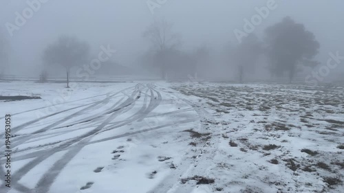 Large Winer Storm Aftermath Western Tennessee, USA