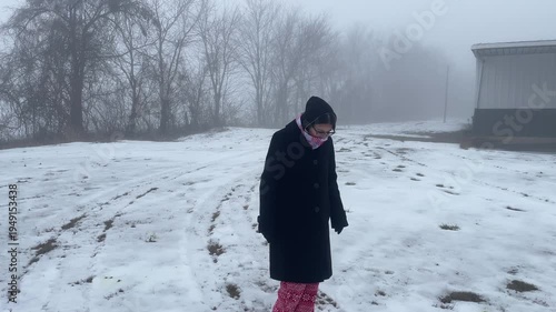 Snow After Large Winter Storm In Mid-South, USA