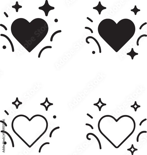 Isolated Heart Love Celebration Icon Design, Heart Love Celebration icon, Heart Love Celebration vector symbol, romantic relationship illustration concept, love celebration graphic element