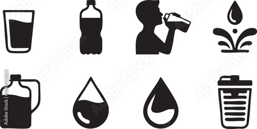 Clean Water Vector Icon Pack