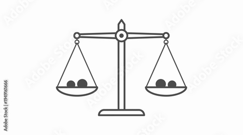 Scale with weights on both sides.