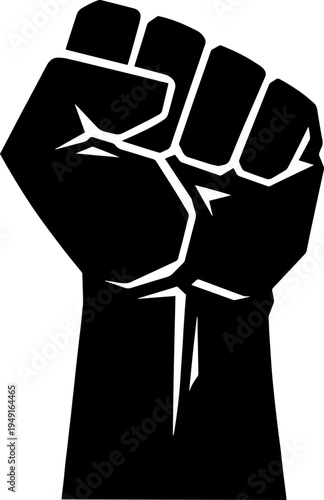 Black Lives Matter Scalable SVG Vector Graphic with Editable Paths and Layers for Web, UI Design, Digital Art, and Print Applications