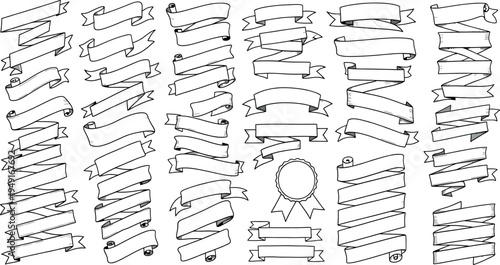 Detailed technical drawing of various mechanical parts isolated on transparent background