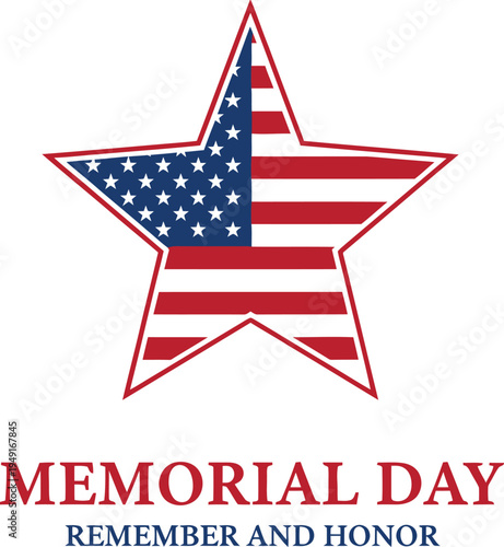 Memorial day tribute honoring fallen heroes and american patriotism on memorial day