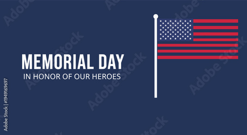 Memorial day tribute honoring fallen heroes and celebrating freedom
