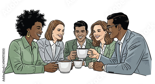 Empowering Multi-Ethnic Creative Team Collaboration: Graphic Novel Aesthetic for Corporate Culture and Diversity Initiatives