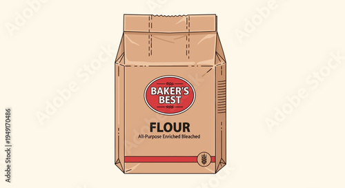Bakers Best Flour Bag Packaging.