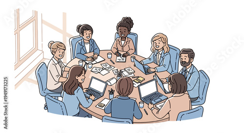 Inclusive creative agency team aligning on high-impact strategy during a collaborative project kickoff session