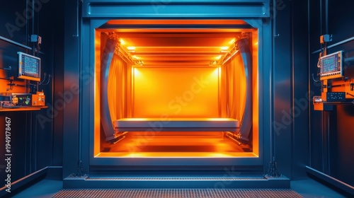 Industrial Blast-Resistant Structure Testing Environment