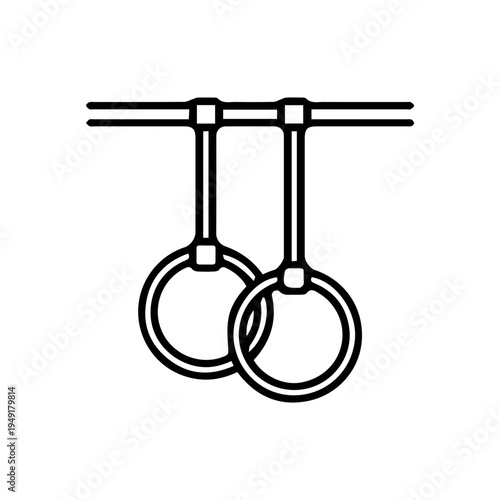 Gymnastic Rings Icon