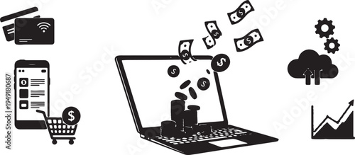 Digital commerce and financial growth through technology and cloud services